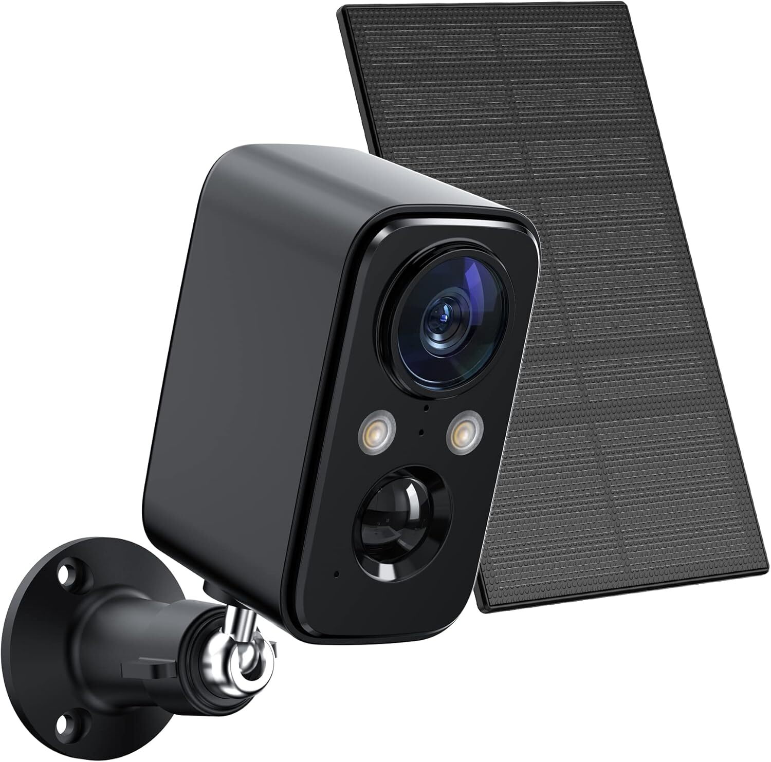 Wireless Outdoor Security Camera with Solar Panel for Home Surveillance
