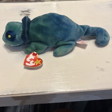 Ty Beanie Baby 9 inch Rainbow The Chameleon Toy