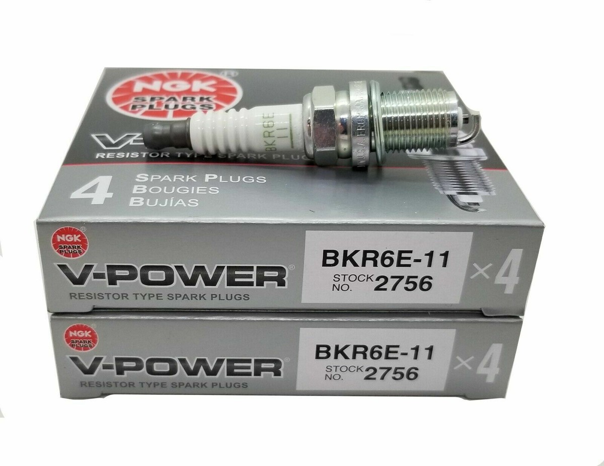 NGK V-Power Spark Plug 2756 BKR6E-11 NGK V-Power Spark Plug 2756 BKR6E-11