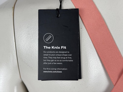 Knix Catalyst Front Zip Sports Bra Women 8 NWT $78 Nylon Performance Pink Ginger - Picture 13 of 13