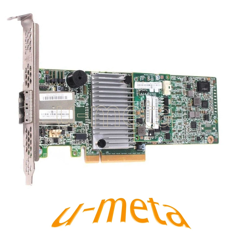 Intel RS3SC008 12Gb/s 8 Ports PCIe 3.0x8 1GB Cache Memory SAS 3108 AXXRMFBU4 - Image 3 of 3