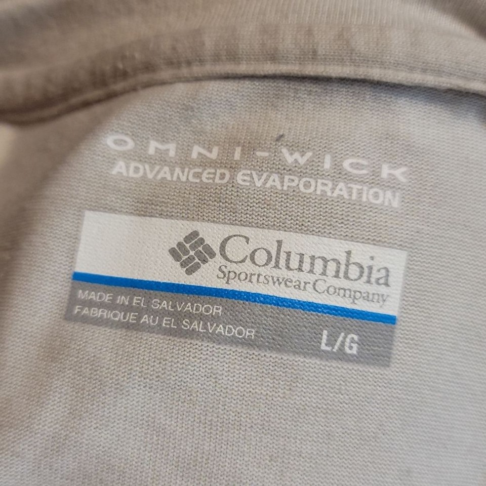 Columbia OmniWick Advanced Evaporation Tee Size Large eBay