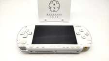 Sony PSP 1000 Ceramic White Console Handheld System Tested Japan Import Used