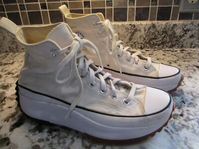Converse Run Star Hike Canvas Platform 166799C - Men 8.5 / Women 10