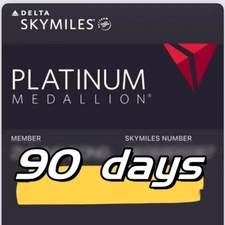 Delta Skymiles Platinum Medallion SkyTeam Elite Plus 90days Match Challenge DL