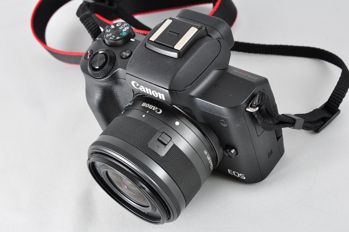 Canon - 新品 Canon Kiss M(Canon M50) EF-M15-45 輸入品 Canon EOS M50 kiss M Mirrorless Camera EF-M 15-45mm IS STM