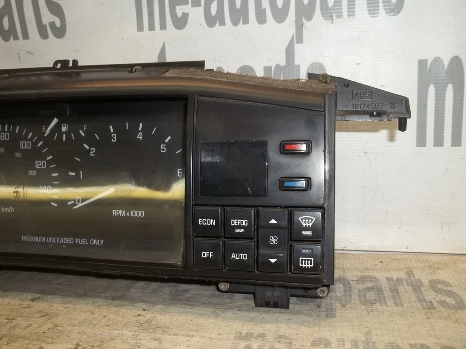 Velocímetro de instrumento 94 Cadillac Eldorado Seville Speedo Cluster 16194606 OSW Foto 3 de 4