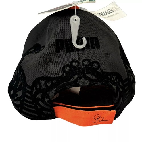 Gorra Puma X Sophia Webster Negra Coral Ardiente (Talla Única) Nueva Con Etiquetas - Imagen 3 de 9