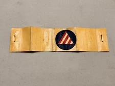 WWII Office of Civil Defense Air Raid Warden Armband