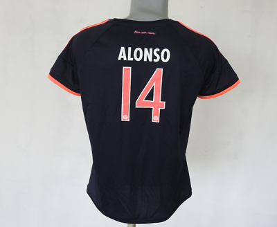 Alonso アロンソ 14 adidas アディダスユニフォーム FC Bayern Munchen Away WOMEN Jersey #14 Alonso Adidas Black Shirt