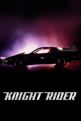 1982 Knight Rider Movie Poster Print Michael Knight David Hasselhoff KITT 🍿