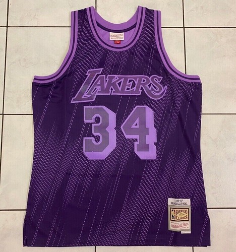 Maillot Swingman Mitchell & Ness - Los Angeles Lakers Shaquille O'Neal 96/97 - Taille L - Neuf Avec Licences NBA