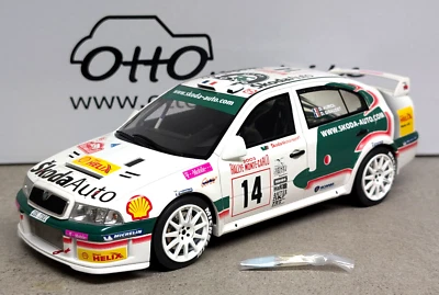 1:18 Otto Mobile Skoda Octavia WRC Rally Monte Carlo 2003 Auriol OT431 NEU
