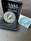 Rare Grateful Dead 30th Anniversary 1 Troy oz 999 round Limited Edition SN#1182
