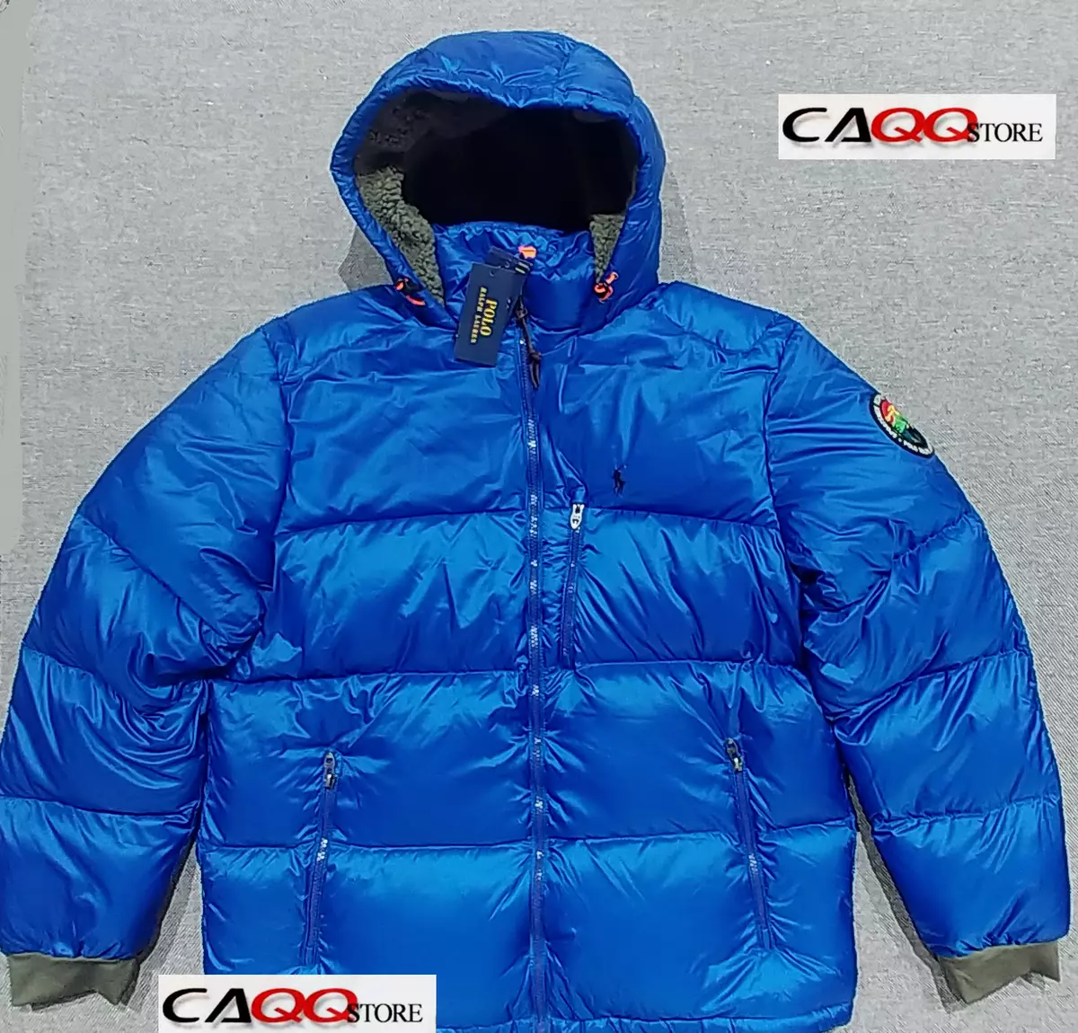 90s Wild Life Hooded Down Jacket