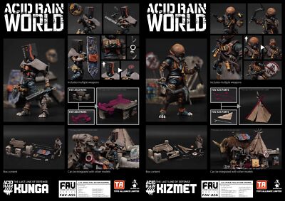 TOYS ALLIANCE x Acid Rain FAV-A55 Kung + FAV-A56 Kizmet 2X SET