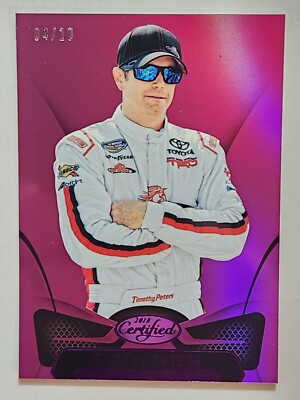 2018 Panini Certified NASCAR Racing #32 Timothy Peters Mirror Purple #04/10