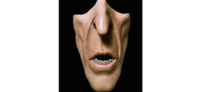 Evil Dead Army of Darkness Ash's Stretched Resin Half Face Mask
