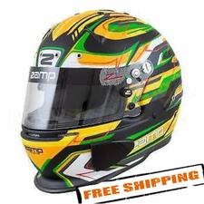 ZAMP H760C49L Large Green/Black Snell SA2020 RZ-70E Switch Full Face Helmet