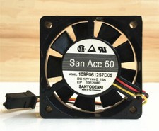 1PC SANYO 109P0612S7D05 12V 0.15A 6015 6CM Server Cooling Fan