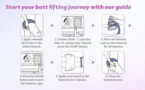 Portable Vacuum 150ML Butt Lift Breast Enhancement Machine Set Touch Screen USA - Picture 10 of 15