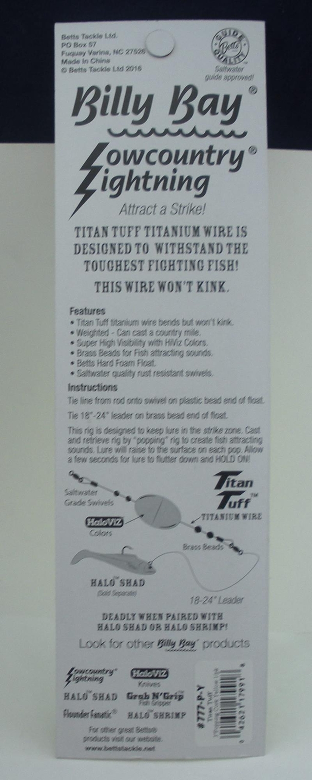 Betts 777-P-Y Billy Bay Brass Weighted Click Clacker 3