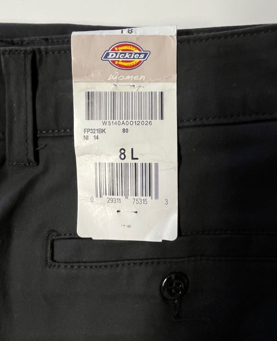 Women's Dickies Workwear Pants Khakis Size 8L Relaxed Navy NEW eBay