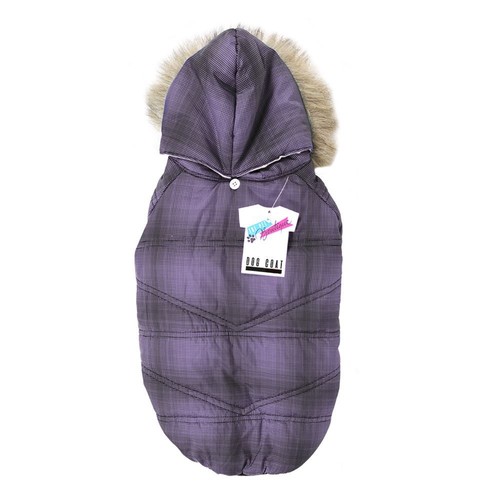 lilac dog coat