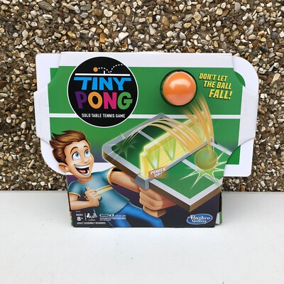Tiny Pong Solo Tischtennis Spiel Brandneu Hasbro Gaming 8+