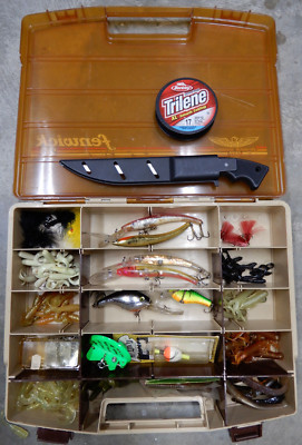 Fenwick Woodstream Model 20 Tackle Box Storage Case  lures tackle fillet knife