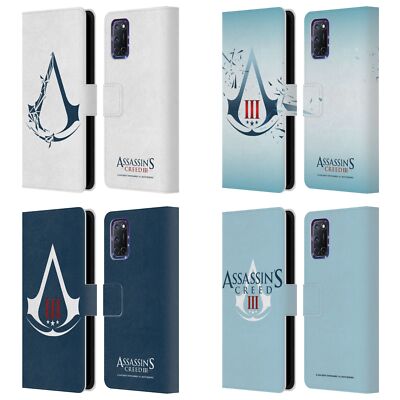 OFFIZIELLE ASSASSIN'S CREED III LOGOS BRIEFTASCHE HÜLLE HUELLE FÜR OPPO HANDYS