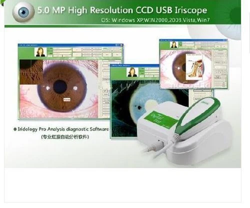 Macchina fotografica iridologica analizzatore iriscopio USB Iriscope nuova qualità 5,0 MP con strumenti iridi professionali - Foto 5 di 8