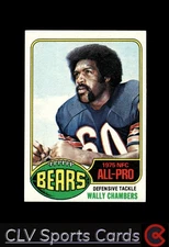 Chicago Bears Wally Chambers #280 Topps Football Near Mint or Better