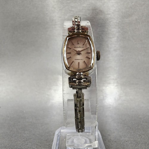 Seiko Solar Watch Women 15mm Silver Dial Silver Tone Manual 10-7870 Runs - Picture 6 of 11