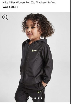 Nike Miler Woven Full Zip Tracksuit Infant Size 6-9 Months RRP £50