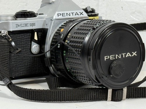 Pentax ME Super 35mm SLR Film Camera + SMC Pentax-A Zoom 28–80mm Lens – Untested - Picture 3 of 13