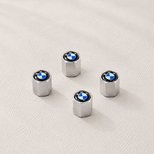 4pcs Black Tire Valve Stem Caps Suitable For Bmw Car Wheels 4pcs Black Tire Valve Stem Caps Suitable For Bmw Car Wheels