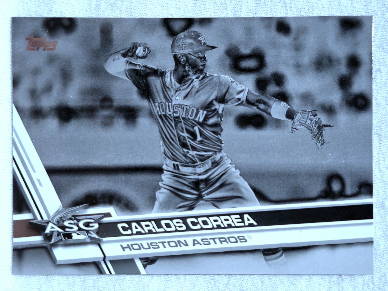2017 Topps Update Negative #US260 Carlos Correa Houston Astros 