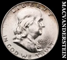 1954-D Silver Franklin Half Dollar - Choice Gem Brilliant Unc  Lustrous  #i1390