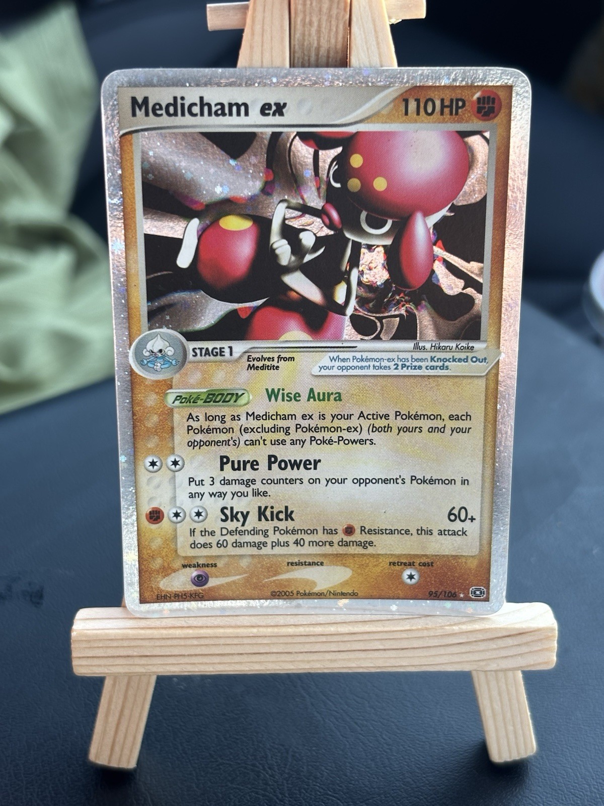 Pokémon TCG Medicham EX EX Emerald 95/106 Holo Holo Rare EX