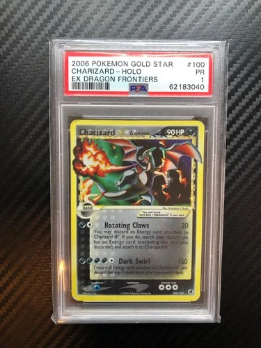 Charizard Gold Star HOLY GRAIL Pokemon EX Dragon Frontiers  Holo 100 PSA 1