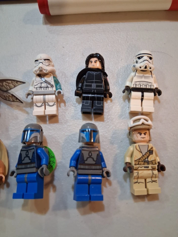 Lot Of 11 Complete Lego Star Wars Minifigure.  Good Condition.  Jek-14, Kylo Ren - Image 3 of 4