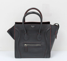 Celine Smooth Calfskin Mini Luggage Black