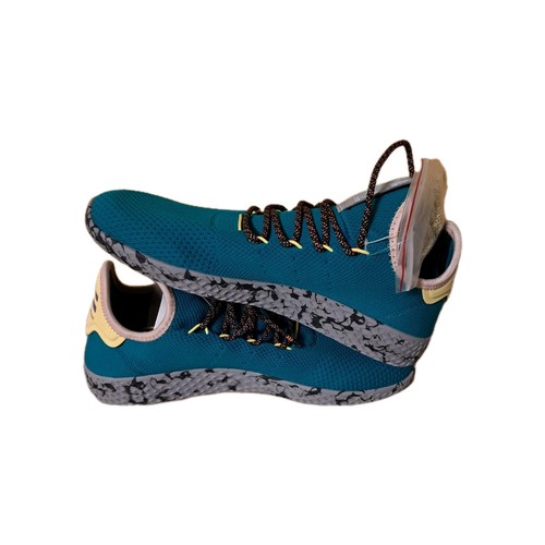 Adidas Men's Pharrell Williams Pw Tennis Hu Green Size 9 Brand New No Box - Picture 5 of 12