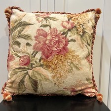Corded Accent Pillow Ralph Lauren  Garden Floral Cotton custom cottage peony