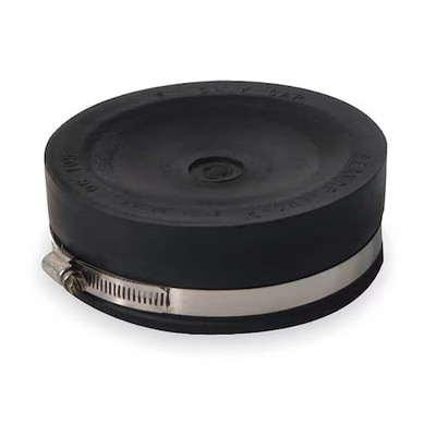 Fernco Qc-105 Flexible Cap, For Pipe Size 5''