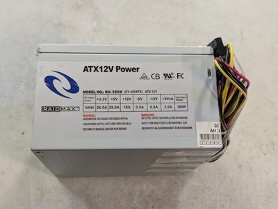 Raidmax RX-380K KY-480ATX ATX12V 380W Power Supply 24-Pin SATA Molex