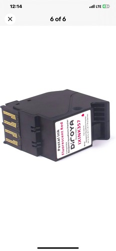 diroya IXINK357 Ink Cartridge High Yield Replacement for Neopost Quadient Hasler - 第 3/4 張圖片