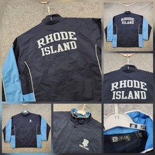 VTG Rhode Island University Jacket Mens XL NCAA Basketball Windbreaker 90s