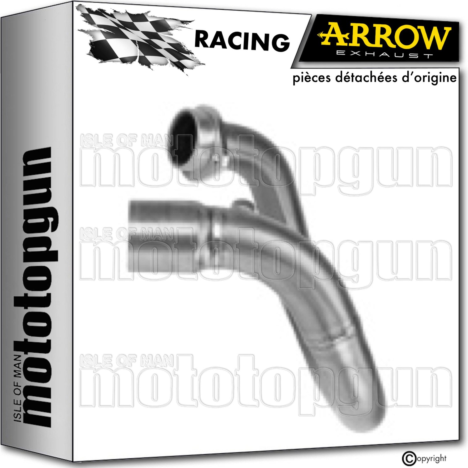Collecteur racing Arrow en acier pour moto Suzuki DR-Z4S 2025 2026